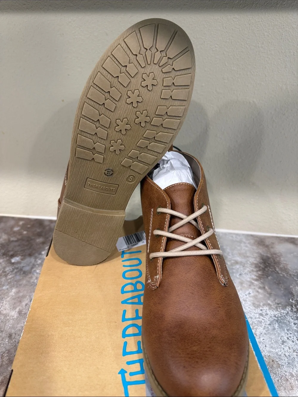 Mason Cognac Kids' Chukka Boots - Classic Lace-Up